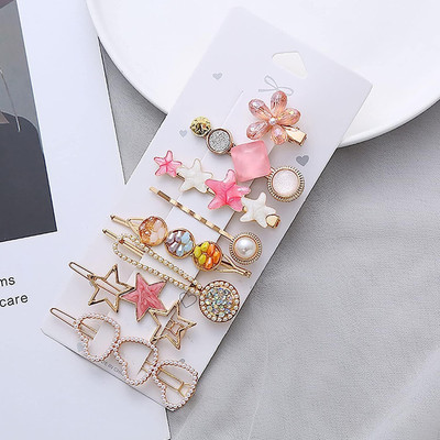 ANNA CREATIONS 8 Piece Korean Style Pearl Barrettes Women's Set Hairpin Korean Style Hair Clip Marble Alligator bobby pins Duckbilled Headdress Jewellery Hair Accessories Hair clips Hair Clip(Multicolor) ANNA CREATIONS 8 Piece Korean Style Pearl Barrettes Women's Set Hairpin Korean Style Hair Clip Marble Alligator bobby pins Duckbilled Headdress Jewellery Hair Accessories Hair clips Hair Clip(Multicolor)