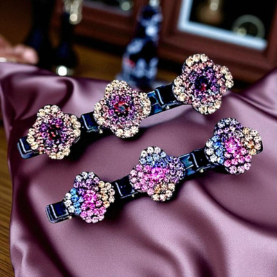 Freebies Stylish Big clutcher Pack of 2 Multicolor Hair Clip(Multicolor)
