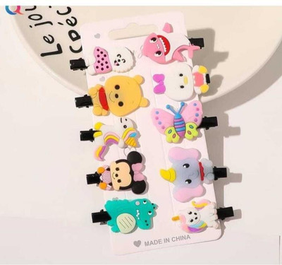 house of common Baby Multi colour Hair Clips Pack of 20 Hair Clip Hair Clip(Multicolor)