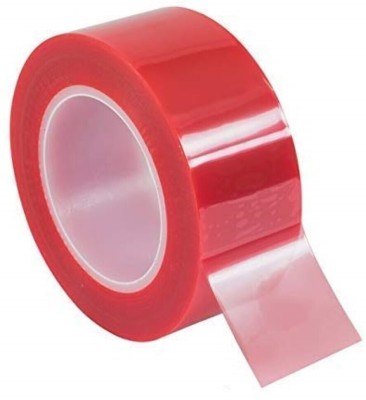 A H S 5 Meter Double Sided Red Tape For Hair Patch and Hair Toupee Hair Wigs Hair Accessory Set(Red)