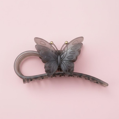 Glashhiya Elegant Butterfly Hair Claw Clip for Women & Girls Hair Clip(Black)