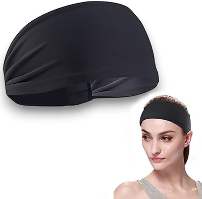 Apnsh all your own Apnsh Sweat Free HeadBand for unisex (Pack of 1) Head Band(Black)