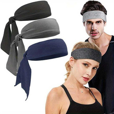 Maa Hosiery New strechabla Tie Headband for mens & womens sports[pack of 3] multi colors Head Band(Multicolor)
