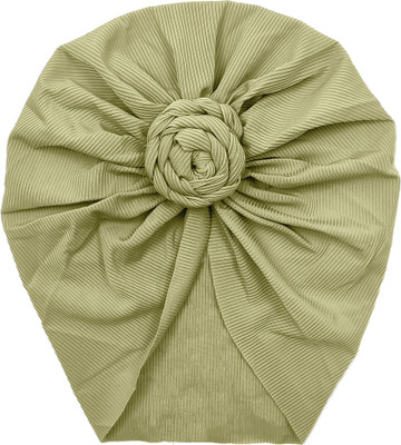 iFlip Zone Premium Designer Soft Floral Head Wrap Stretchable Headband Super Elastic Band Head Band(Green)