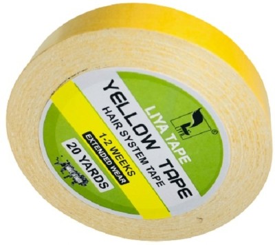 liya 20 Yards Double Sided Medium Cloth / Cotton Tape (Manual)(Set of 1, Yellow)