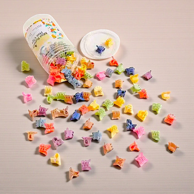 Freebies Mini Butterfly Clutcher Hair Accessory for Women and Girls (Pack of 100) Hair Clip(Multicolor)