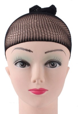 Ritzkart 1 get 1 free Wig Cap NEW Fishnet Stretchable Elastic Hair Net Snood Wig Cap Head Band(Black)