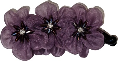 rayie collection WOMEN HAIR BANANA CLIP Banana Clip(Purple)