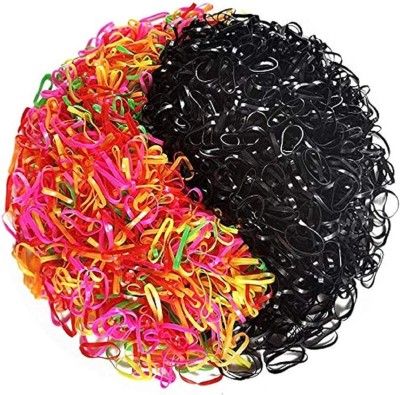 THE MAXIM Rainbow Elastic Rubber Bands for Girls hair Ties Premium Rubber Band(Multicolor)