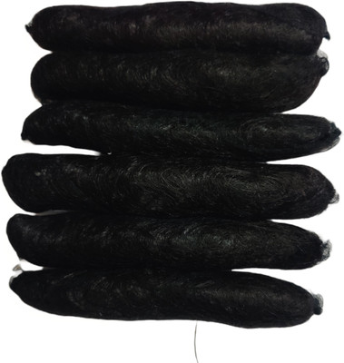 Ritya Creation BANANA PUFF MAKER (PACK OF 6) Braid Extension(Black)