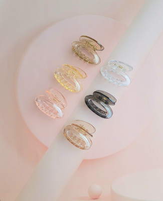 Dreamish Hair Accessories Korean Trendy Style Hair Clutcher Girls & Women Strong Grip Claw Clip Hair Claw(Multicolor)