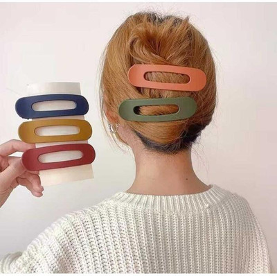 house of common Women multicolor tik tak hair clip (Pack of 4) Tic Tac Clip Hair Clip(Gold, Silver)