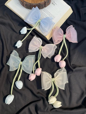 Elecsera Beatiful Durable Elegant Hair Clutcher for Girls Women Hair Accessory Set(Multicolor)