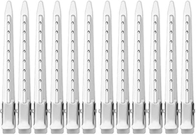 VIVIAN Steel section Clip For  Section & Partition  styling Clip PACK OF 12PC Hair Extension