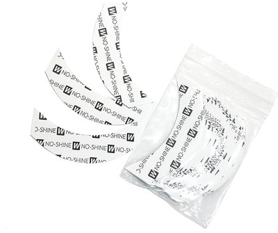 Growth No Shine Tape 36pc C Contour Double sided Transparent Waterproof Hair Patch tape Hair Accessory Set(White)
