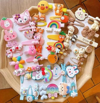 glam bands Korean Combo Of All Colors Unicorn Clips Kids&Babygirl Fancy Cute Style Clips Hair Clip(Multicolor)