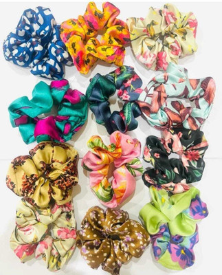 Misa MSA-SA3-PrintSatinF-12 Rubber Band(Multicolor)