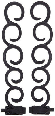 PARAM 2 Pcs / set French Lady Hair Braid Tool Hair Braider Twist Styling Clip Roll Creator Bun DIY Hair Band Accessories pack of 2 Braid Extension(Black)