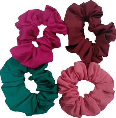 IRIDAA JAIPUR Stylish Scrunchies- pack of 1 Rubber Band(Multicolor)