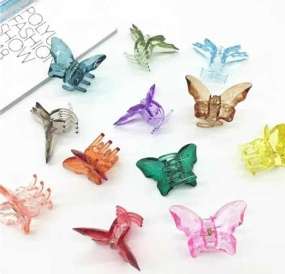 Misa COLOURFUL BUTTERFLY HAIRCLIPS Fairy Wings Clips Hair Accessories 2pcs Hair Clip Hair Clip(Multicolor)