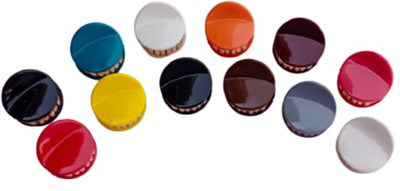 Freebies Round Shiny Hair Clutcher for Women, Multicolor Mini Hair Clip Set Pack of 6 Hair Clip(Multicolor)