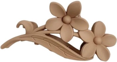 La Belleza Coffee Flower Design Hair Clip Hair Clip(Brown)