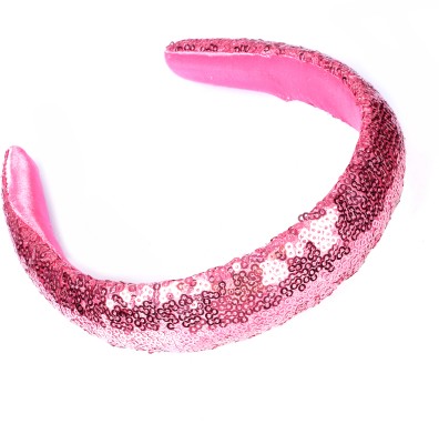 RHYNISH Shiny Hair Bands Fancy Hair Band Hair Band(Pink)