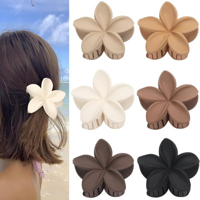 Prityka Beauty Flower Claw Clips for Women & Girls Trendy Floral Hair Accessories 6p Hair Clip(Multicolor)