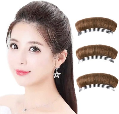 Ritzkart 1 PC Bump It Up Volume Hair Base Women Volume Bump Inserts Hair bun Bun Clip(Gold, Black)