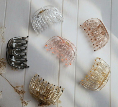 Rhosyn Hair Accessories Daily & Casual wear Korean Style Hair Clutcher Set for Women & Girls (Pack of 6) Hair Claw(Multicolor)