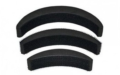 NERR Sponge Maker Styling Twist MagicBun Volume Base Bumpit Hair Accessory Set(Black)