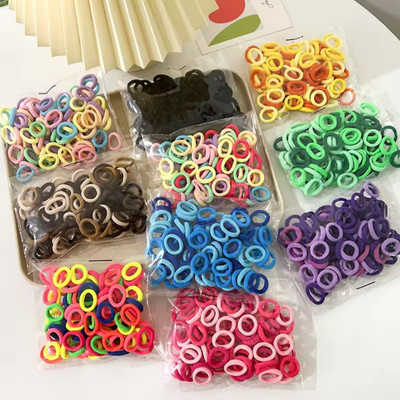 locklux 300pcs Mini Hair Rubber Band For Kids&Girls Cute Ponyties Fancy Style Tiny Bands Rubber Band(Multicolor)