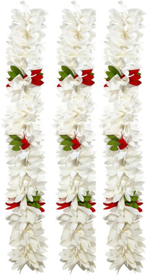 One Top Artificial flower Gajra Hair Accessories Reuseble Juda Maker Women (Pack Of3) Hair Accessory Set(Multicolor)