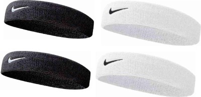 Fitty 4 HEADBAND STRONG ,WHITE & BLACK GYM HEAD BAND FOR MEN ,WOMEN ,BOYS & GIRLS Head Band(White, Black)