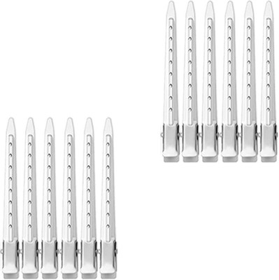 Pinaka Steel section Clip For Partition of  Cut Salon Use PACK OF 12PC Hair Extension