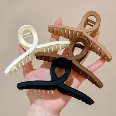 Freebies Matte Hair Claw Clips for girls hair accessory for women 4pcs Hair Clip(Multicolor)