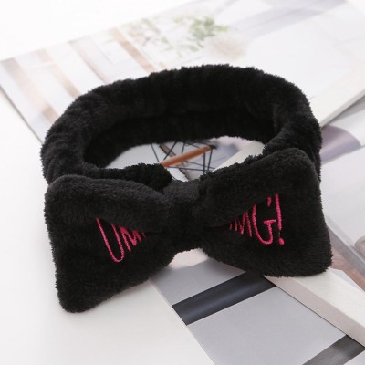 Proplady Stylish Super Soft Fur Facial Head Band Hair Band for Girls & Women |Latest Facial Makeup Band Head Band(Black)