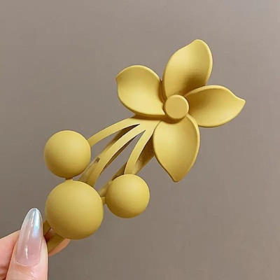 house of common Women's and Girls Double Butterfly Hair Clips Pack of 2 Hair Clip Hair Clip(Gold, Silver)