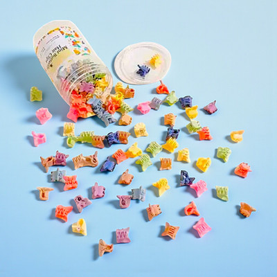 Freebies Mini Butterfly Hair Clutcher for Women and Girls (Pack of 100) Hair Clip(Multicolor)