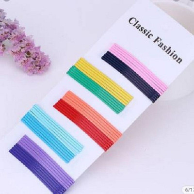 Ziesha Multi colour Side pin Hair Clip(Multicolor)