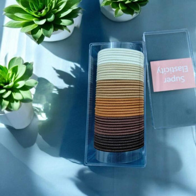 house of common Pack of 35 Pieces Daily use Rubber band for girl and women Rubber Band(Multicolor)