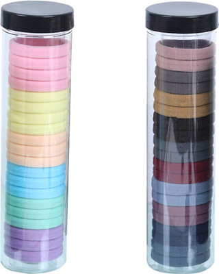 YELLOW CHIMES Rubber Bands Girls Multicolor Rubberbands Elastic Ponytail Holders Rubber Bands Rubber Band(Multicolor)