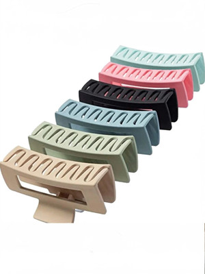 Myra Collection Claw Clip,6 Color Jumbo Claw Styling Accessories for Women Hair Clip(Multicolor)