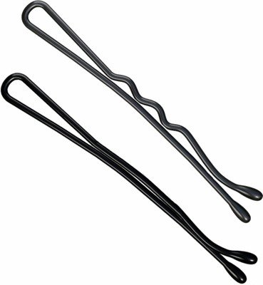 GUBB Straight & Curved Hair Pin For Hair Style, Ideal For Girls & Women Hair Pin(Black)