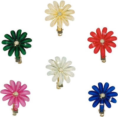 La Belleza Crystal Hair Clip 3593-3598 Hair Clip(Multicolor)