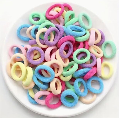 Elecsera Multi-Colour Pony Hair for Women and Girls Rubber Band(Multicolor)