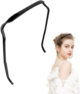 ECOVISTA Curly Thick Hair Headband Sunglasses Headband, Invisible Hair Hoop, Sunglasses Head Band(Black)