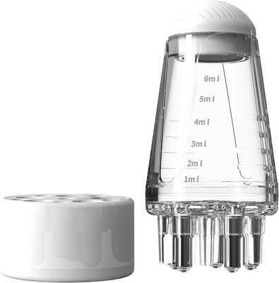Kickzu Hair Oil Applicator Scalp Applicator Bottle Hair Accessory Set(White)