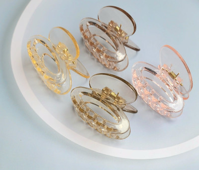 Dreamish Hair Accessories Latest Korean Style Hair Clutcher Glossy Girls & Women Strong Grip Jaw Clamp Hair Claw(Multicolor)