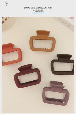 house of common Pack of 3 Korean Style Hair claw for Girls and Women03_30 Hair Claw(Multicolor)